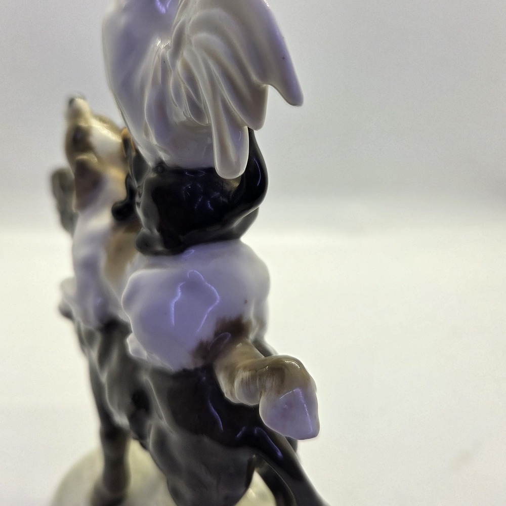 Hutschenreuther Karl Tutter "Bremen Town Musicians" Signed Art Dept Figurine Vtg - Picture 6 of 12